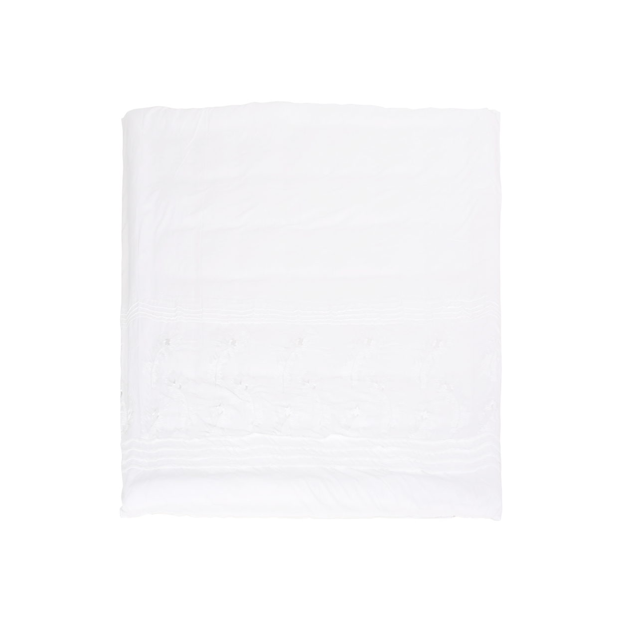 Zoey Queen Size Fabric Duvet - White