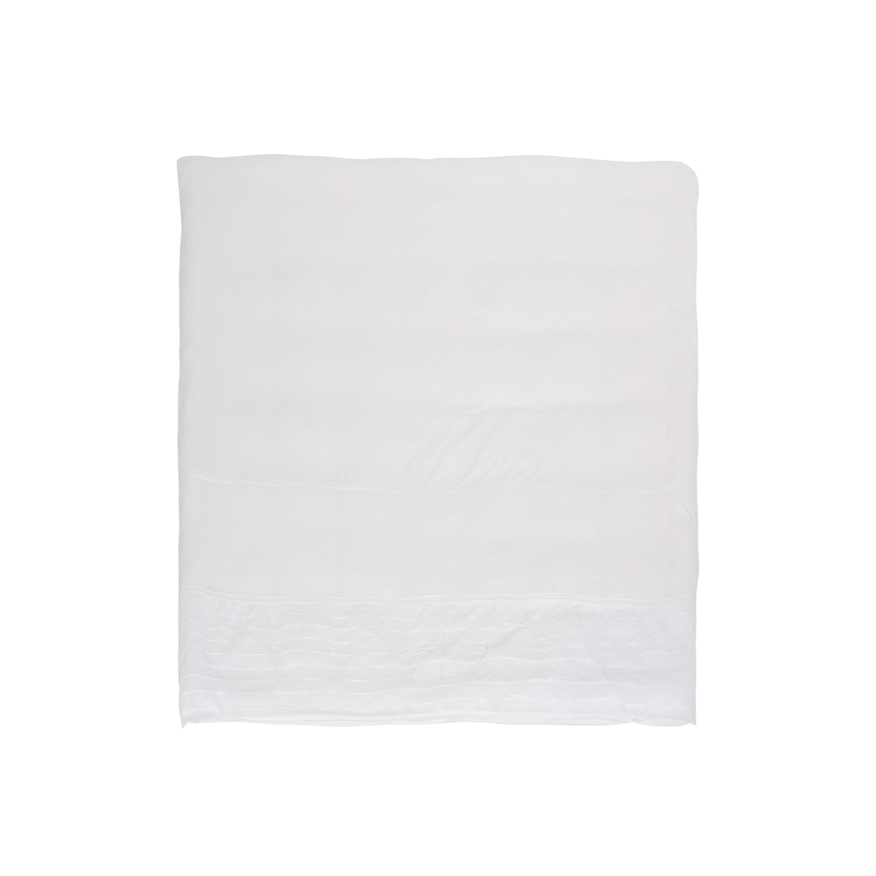 Louise Queen Size Fabric Duvet - White