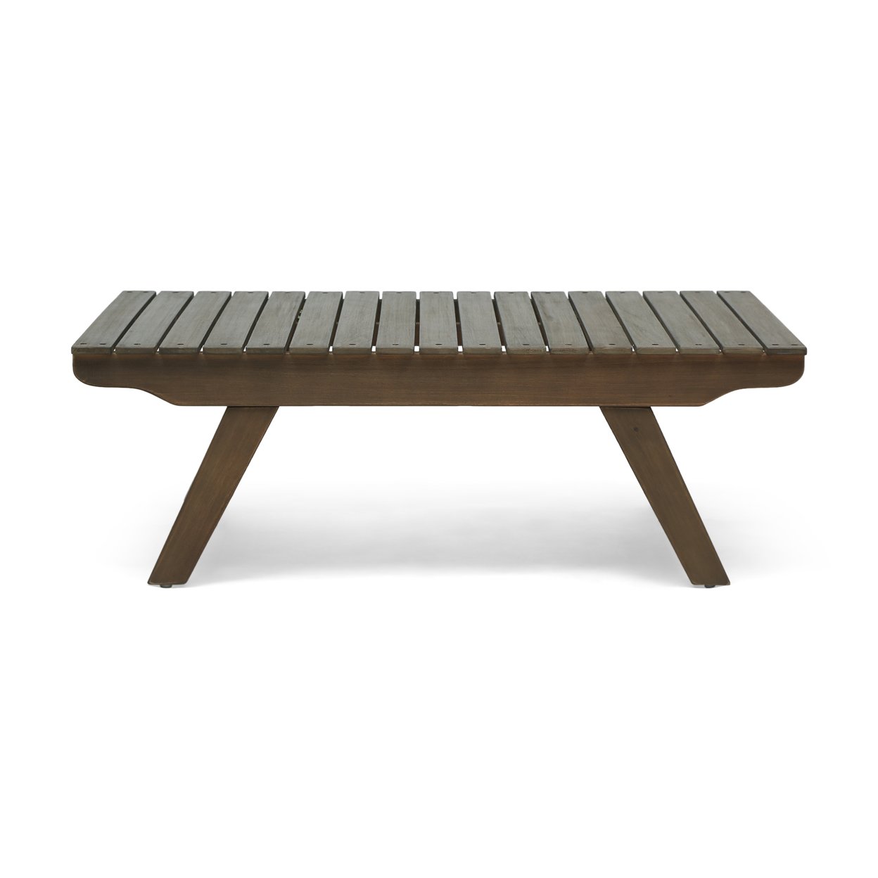 Kailee Outdoor Wooden Coffee Table - Gray Finish