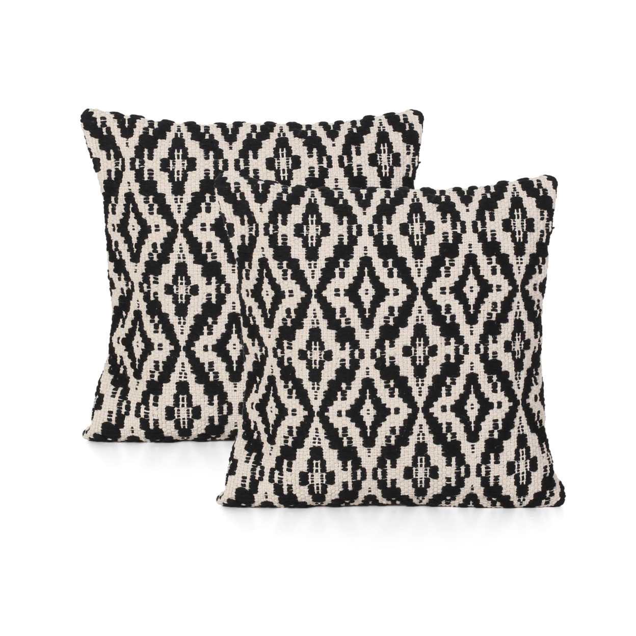 Crystal Boho Cotton Pillow Cover (Set Of 2)