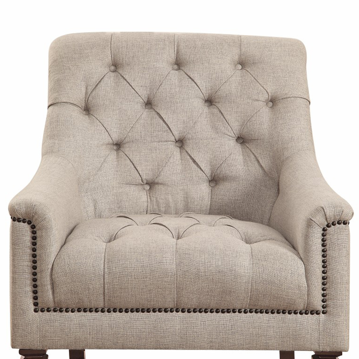 Astonishing Sofa Chair, Beige- Saltoro Sherpi