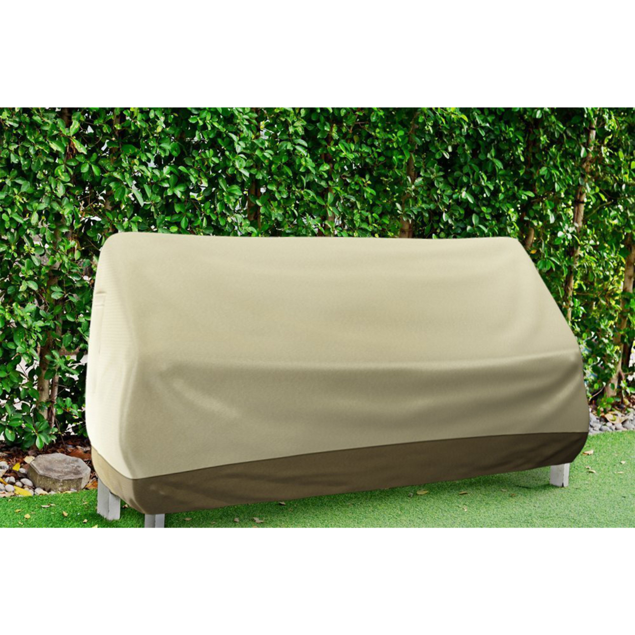 Outdoor Cover For Loveseat, Sofa, Bench- 58 Inch Heavy Duty Water Resistant Patio Furniture Protective Cover With Vent