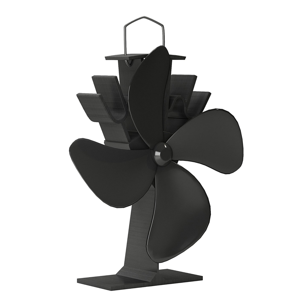 Stove Fan Heat Powered Fan For Wood Burning Stoves Or Fireplaces-Quiet And Low Maintenance