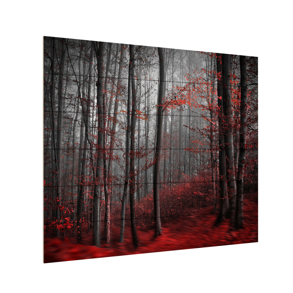 Wooden Slat Art 18 X 22 Inches Titled Bloody River Ready To Hang Home Decor Picture