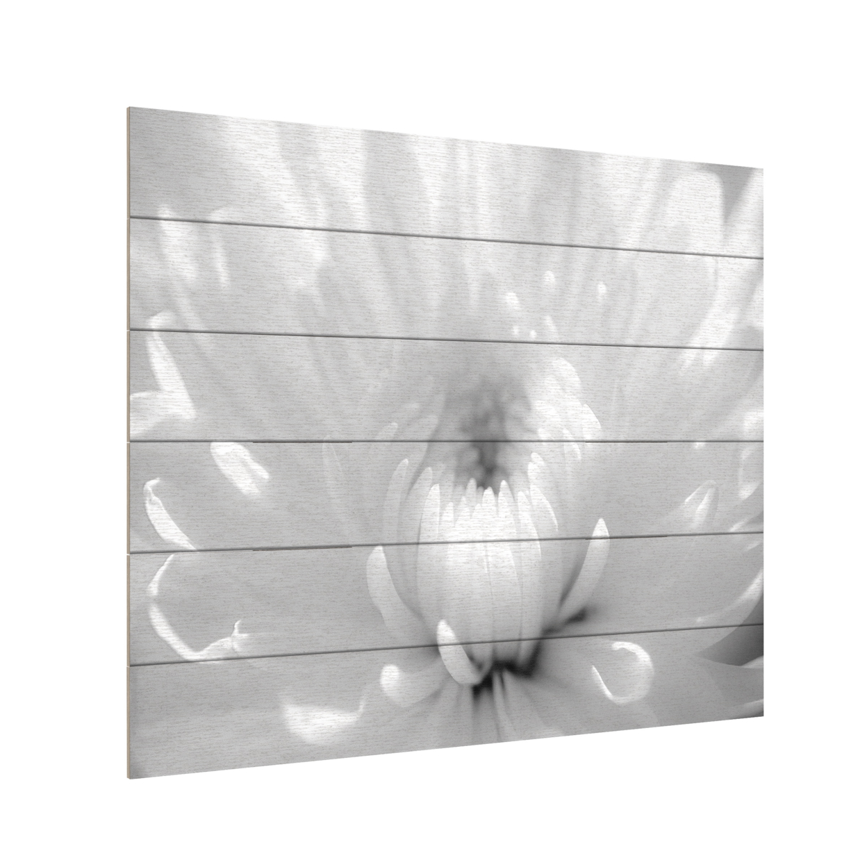 Wooden Slat Art 18 X 22 Inches Titled Infrared Flower 2 Ready To Hang Home Decor Picture