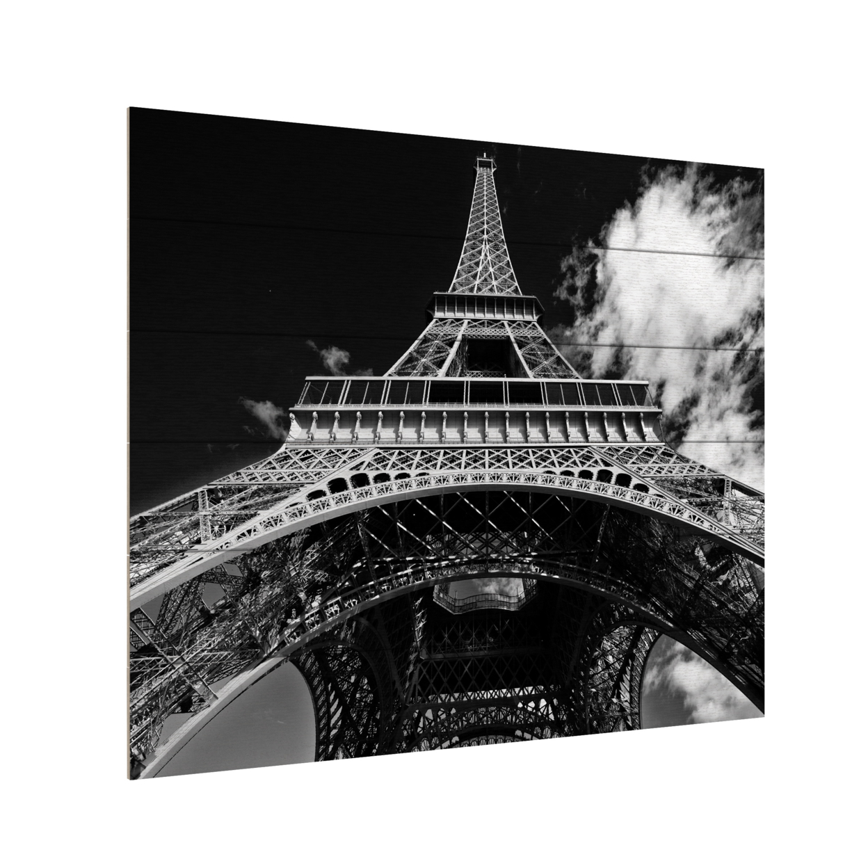 Wooden Slat Art 18 X 22 Inches Titled Paris Eiffel Tower 1 Ready To Hang Home Decor Picture