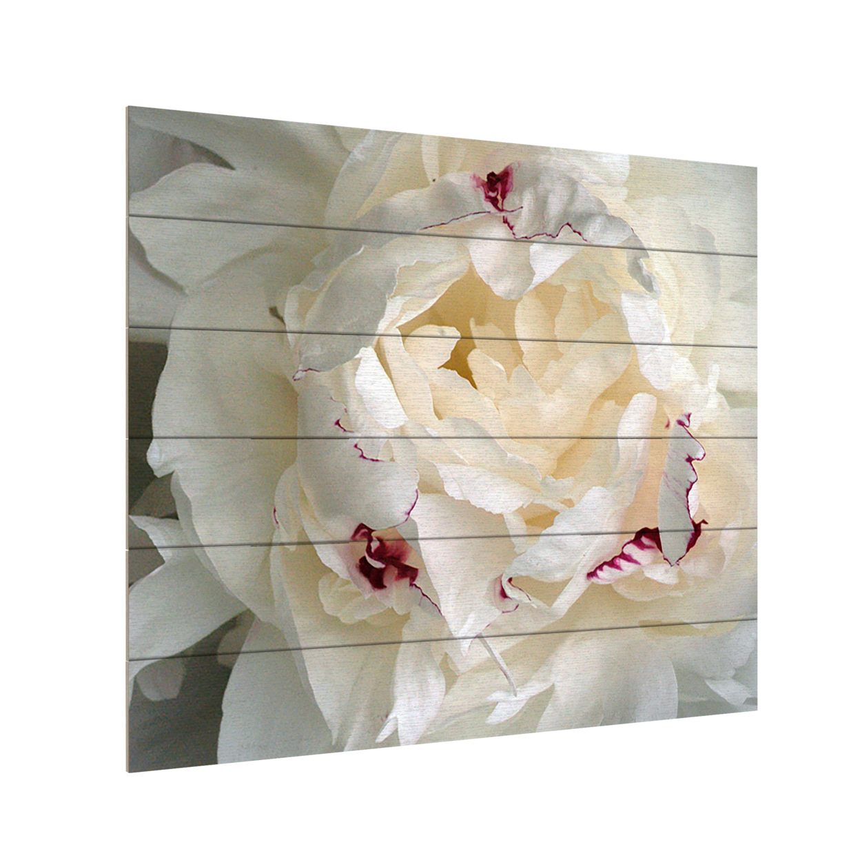 Wooden Slat Art 18 X 22 Inches Titled Perfect Peony Ready To Hang Home Decor Picture