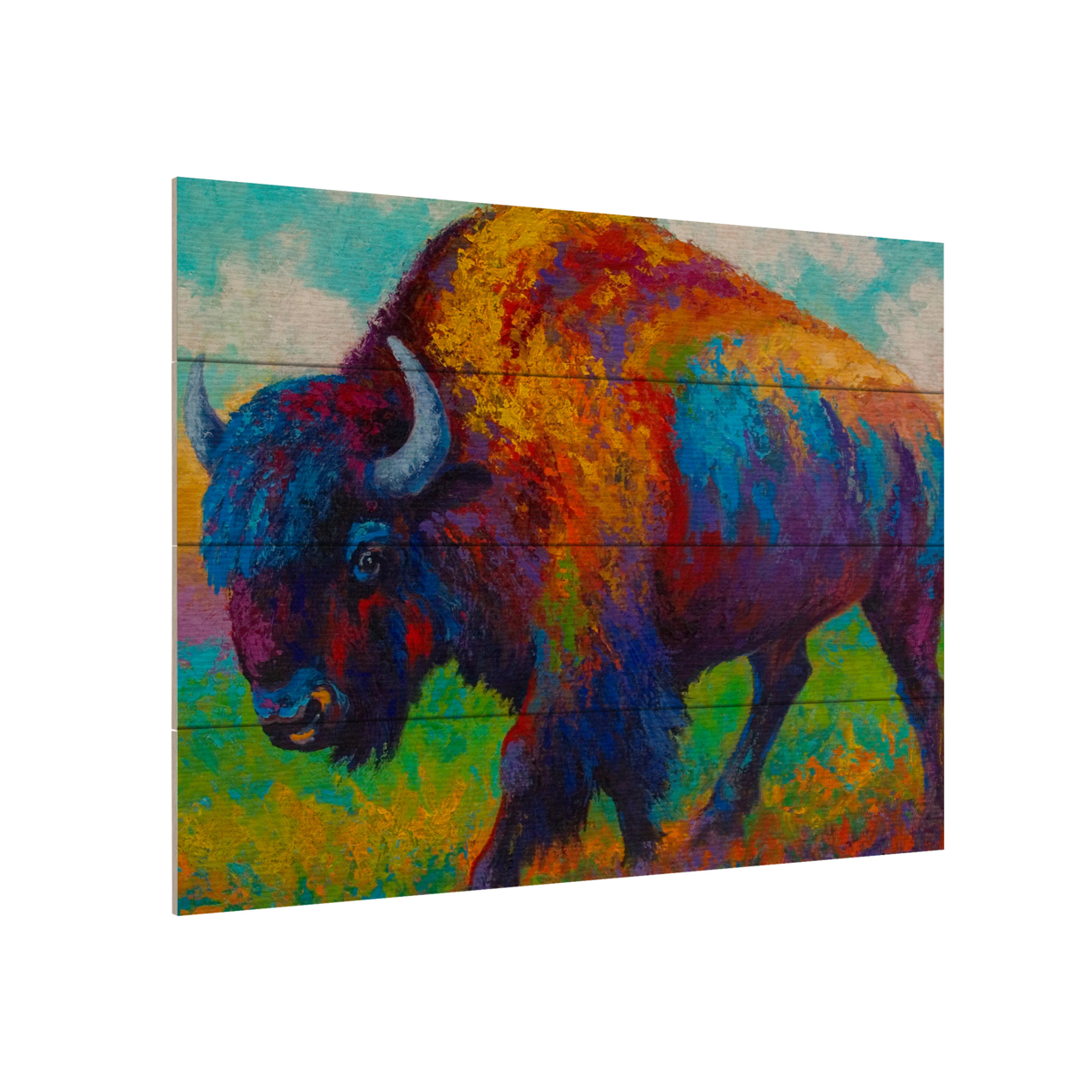 Wall Art 12 X 16 Inches Titled Prairie Muse Ready To Hang Printed On Wooden Planks