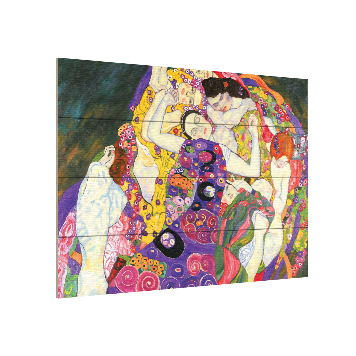 Wall Art 12 X 16 Inches Titled Virgins Ready To Hang Printed On Wooden Planks