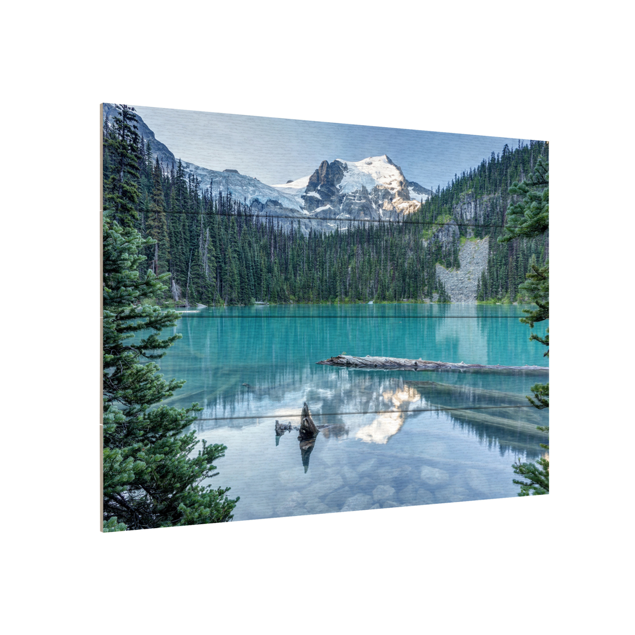 Wall Art 12 X 16 Inches Titled Natural Beautiful British Columbia Ready To Hang Printed On Wooden Planks