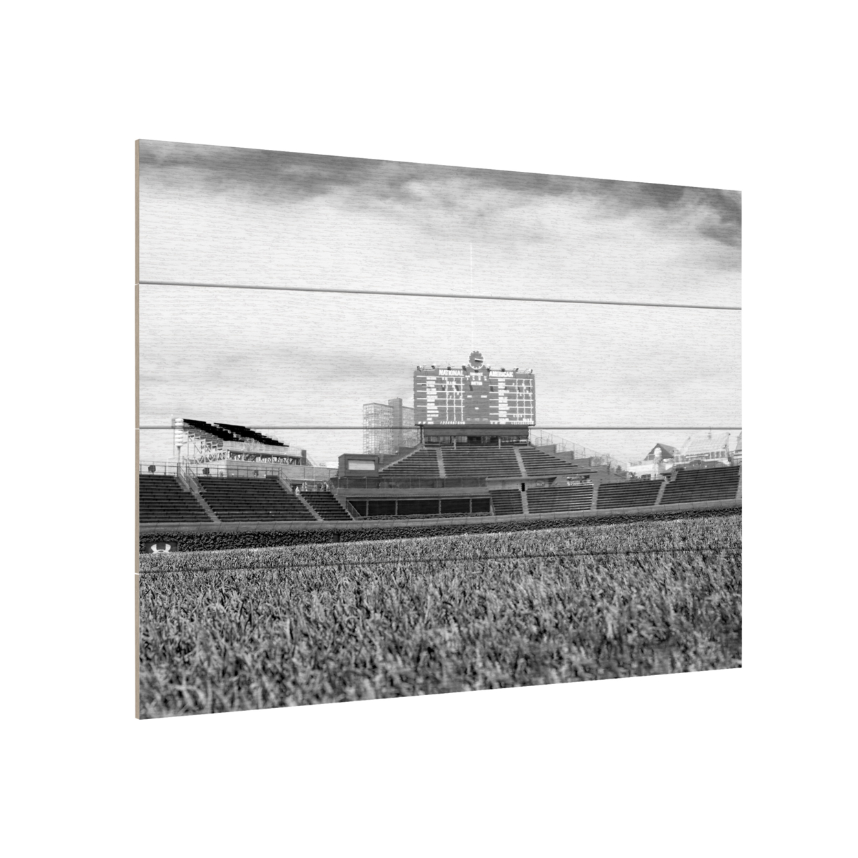 Wall Art 12 X 16 Inches Titled Wrigley Ready To Hang Printed On Wooden Planks