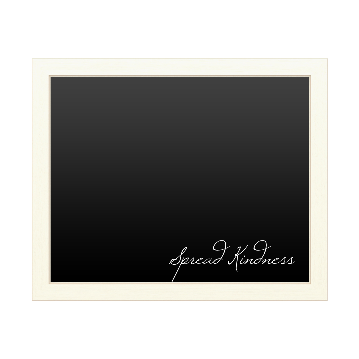16 X 20 Chalk Board With Printed Artwork - Spread Kindness White Board - Ready To Hang Chalkboard
