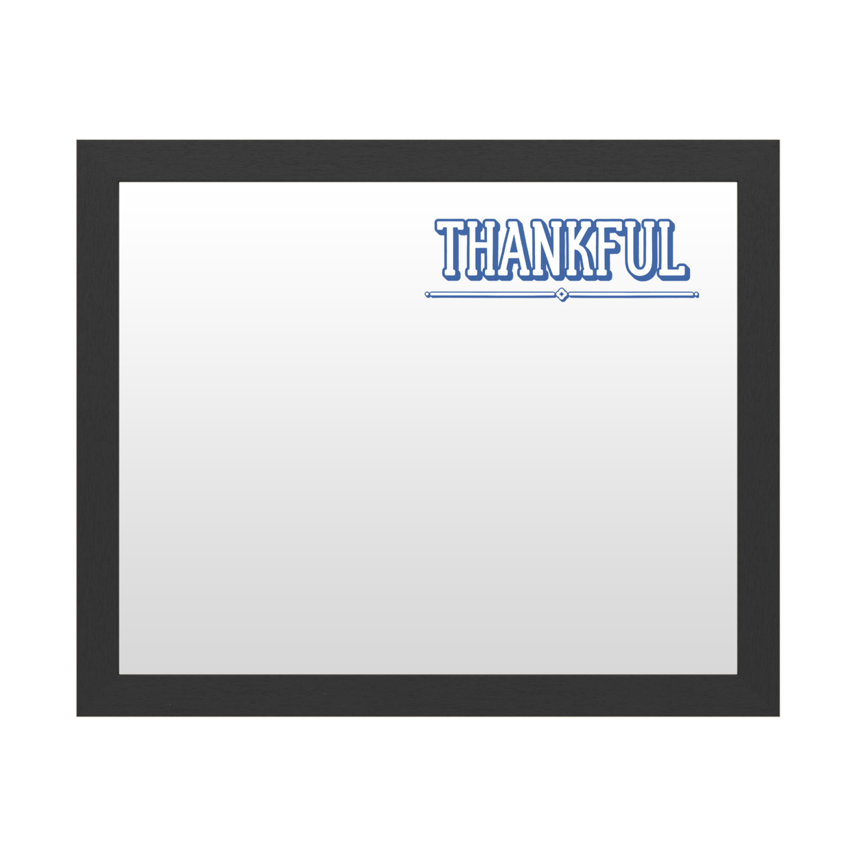 Dry Erase 16 X 20 Marker Board With Printed Artwork - Thankful Blue White Board - Ready To Hang