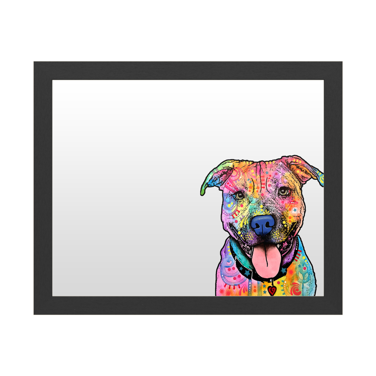 Dry Erase 16 X 20 Marker Board With Printed Artwork - Dean Russo Best Dog White Board - Ready To Hang