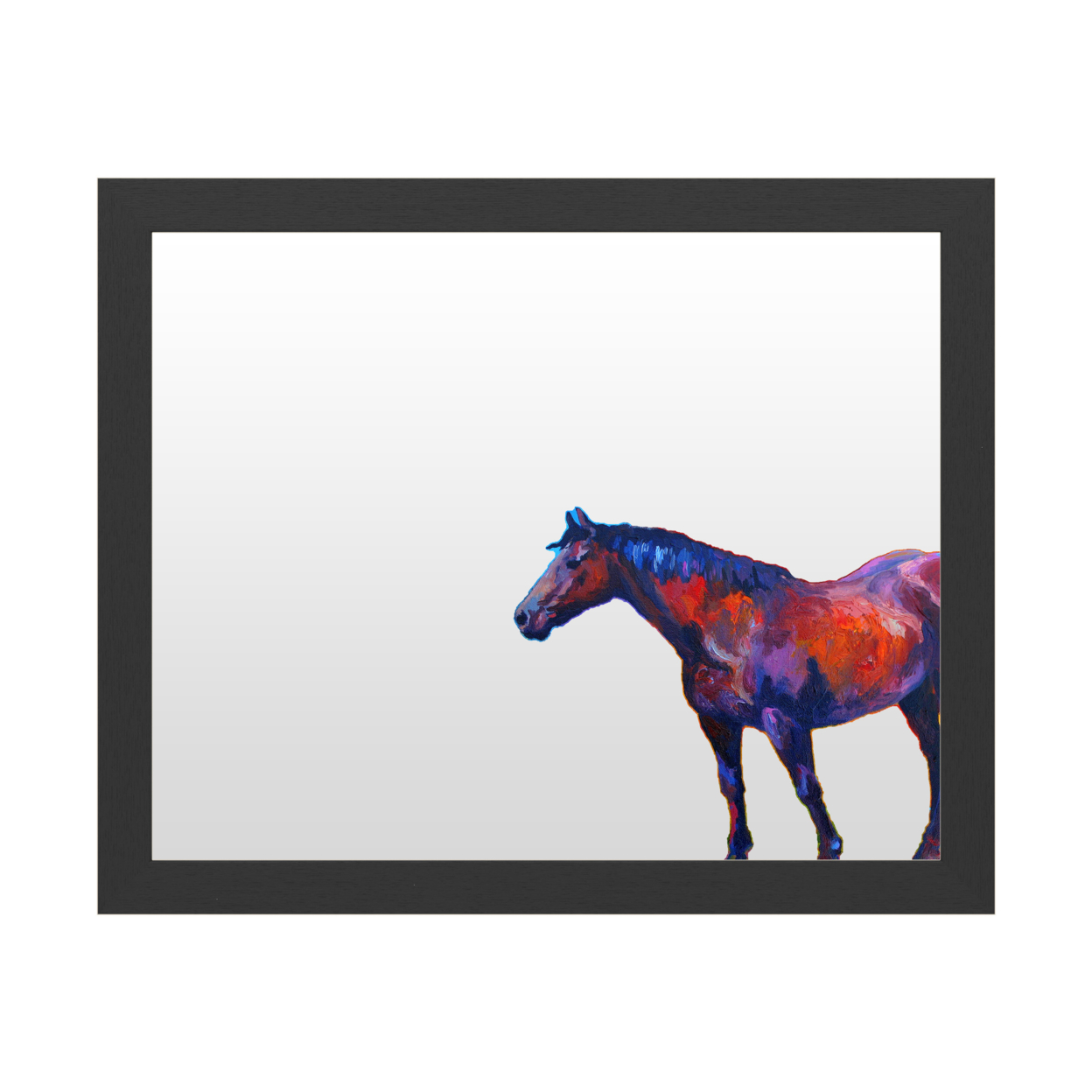 Dry Erase 16 X 20 Marker Board With Printed Artwork - Marion Rose Bay Mare I White Board - Ready To Hang