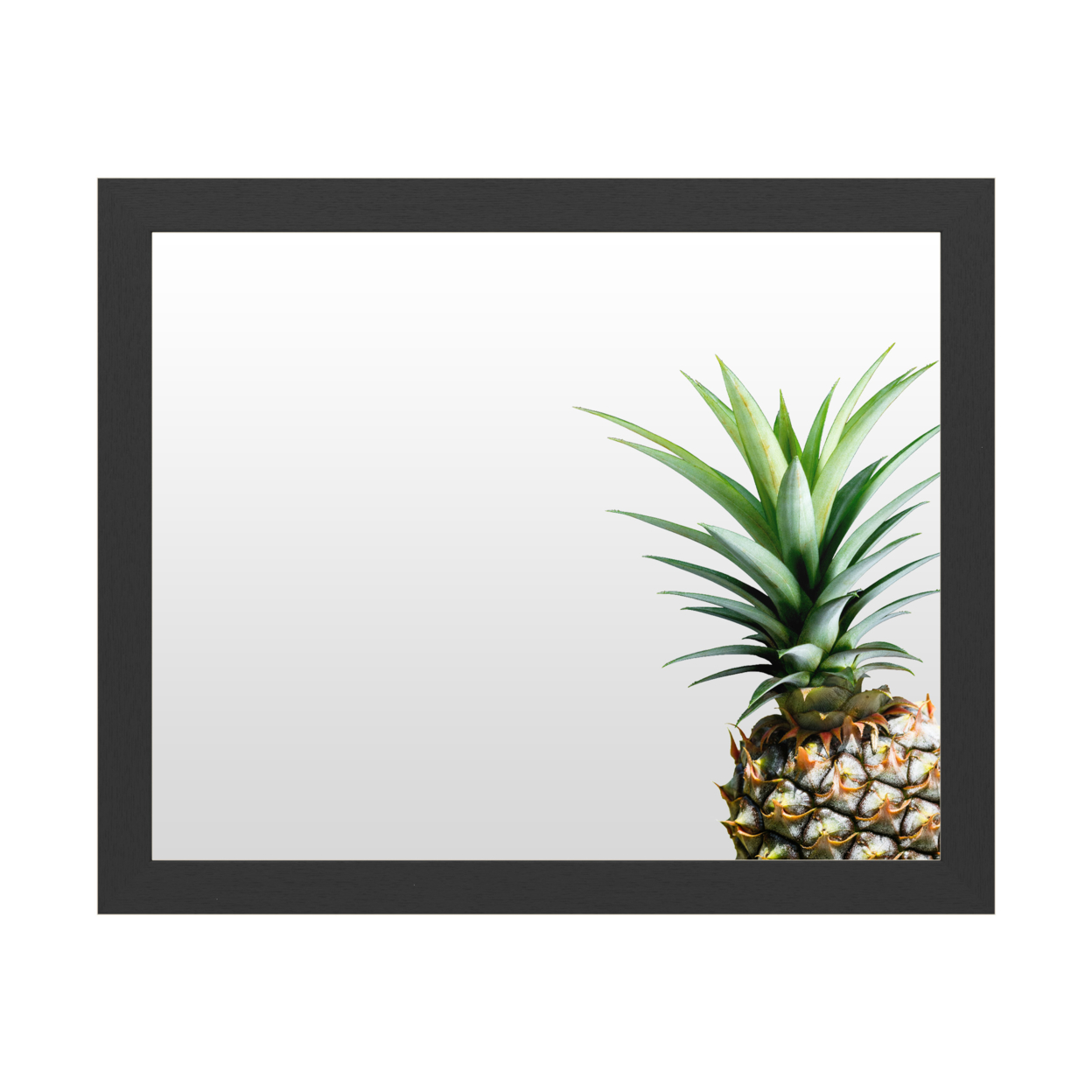 Dry Erase 16 X 20 Marker Board With Printed Artwork - Lexie Gree Pineapple Color White Board - Ready To Hang