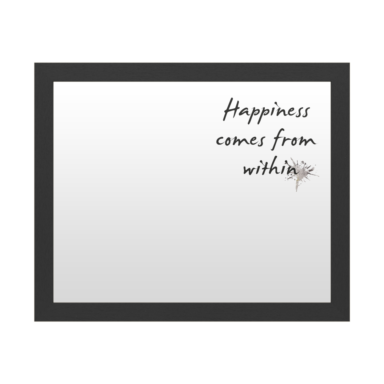 Dry Erase 16 X 20 Marker Board With Printed Artwork - Design Fabrikken Happiness Fabrikken White Board - Ready To Hang