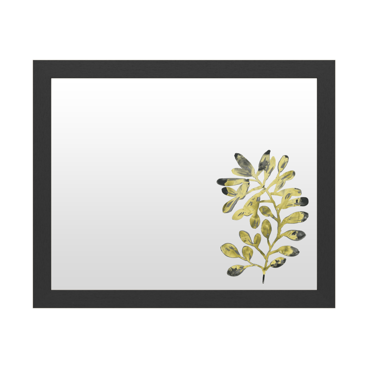 Dry Erase 16 X 20 Marker Board With Printed Artwork - June Erica Vess Foliage Fossil Ii White Board - Ready To Hang
