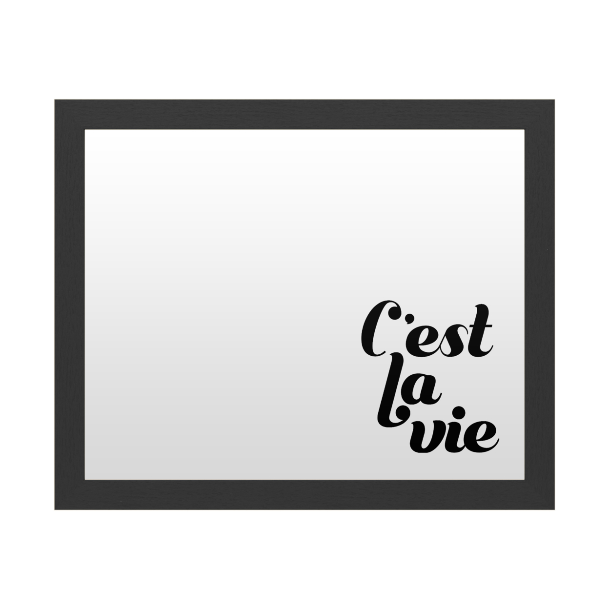 Dry Erase 16 X 20 Marker Board With Printed Artwork - Grace Popp La Vie IV White Board - Ready To Hang