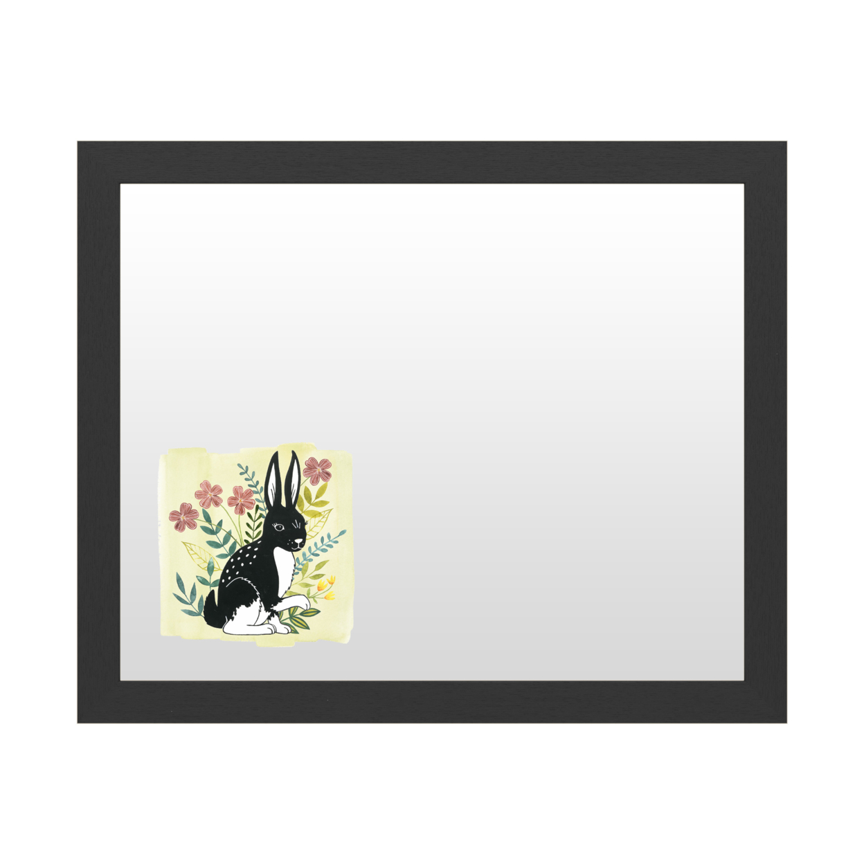 Dry Erase 16 X 20 Marker Board With Printed Artwork - Grace Popp Floral Forester IV White Board - Ready To Hang