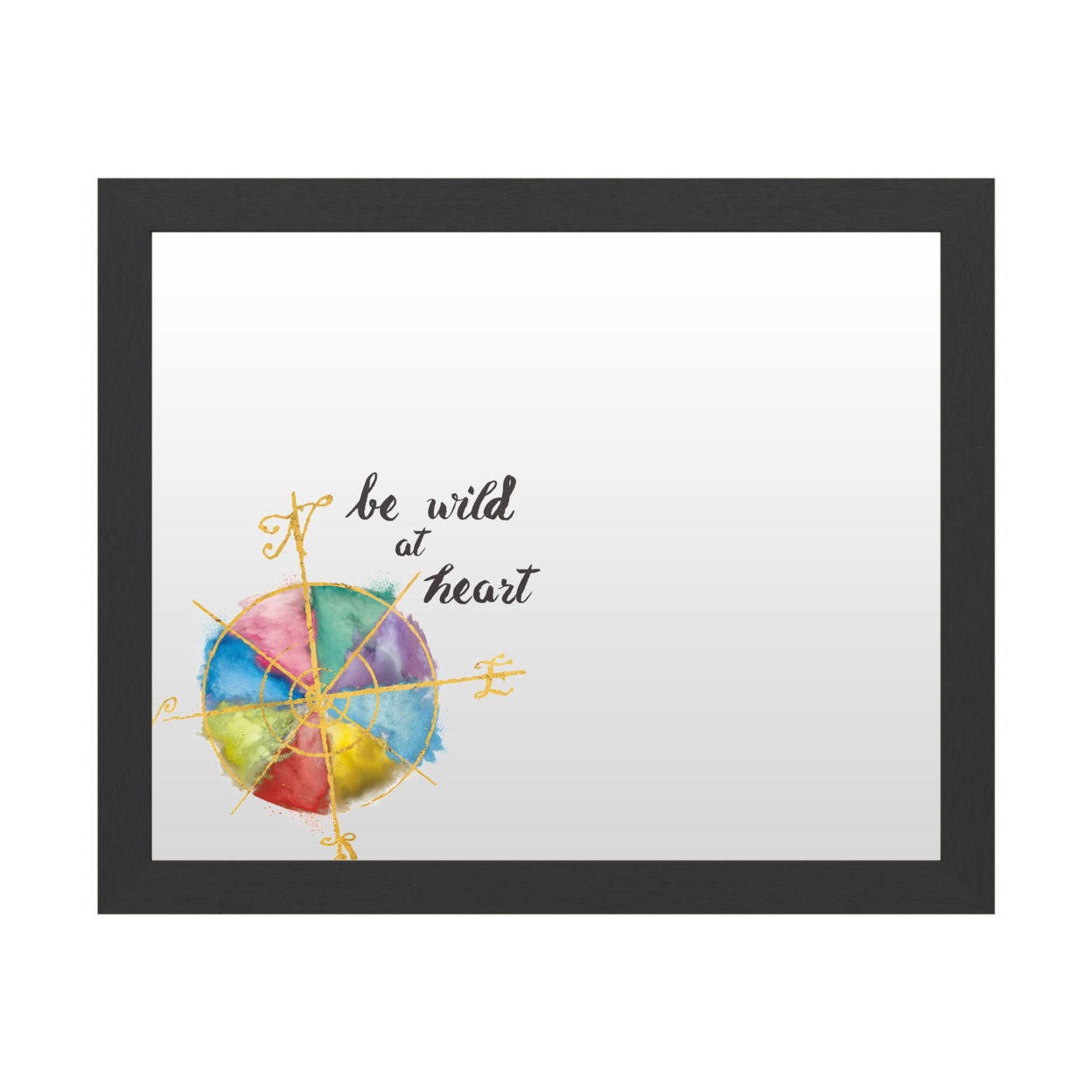 Dry Erase 16 X 20 Marker Board With Printed Artwork - Jess Aiken Colorful World III White Board - Ready To Hang