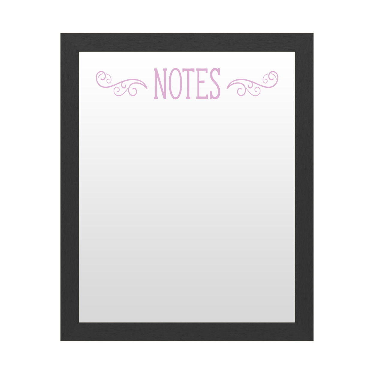 Dry Erase 16 X 20 Marker Board With Printed Artwork - Notes Serrif 2 White Board - Ready To Hang