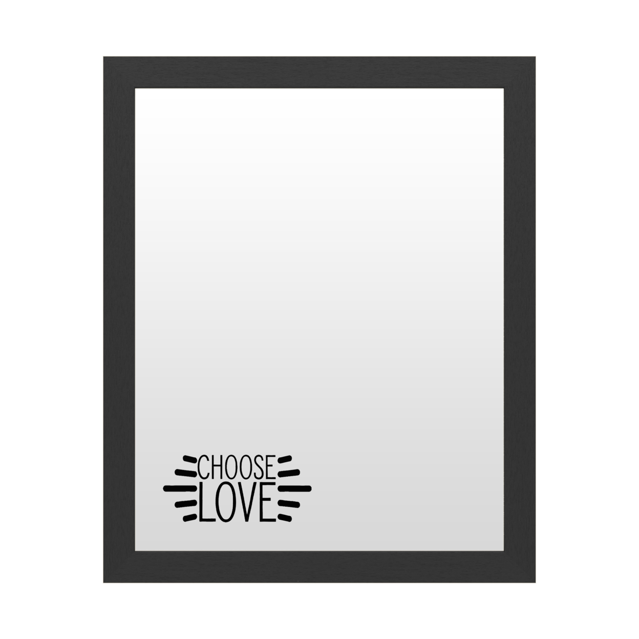 Dry Erase 16 X 20 Marker Board With Printed Artwork - Choose Love White Board - Ready To Hang