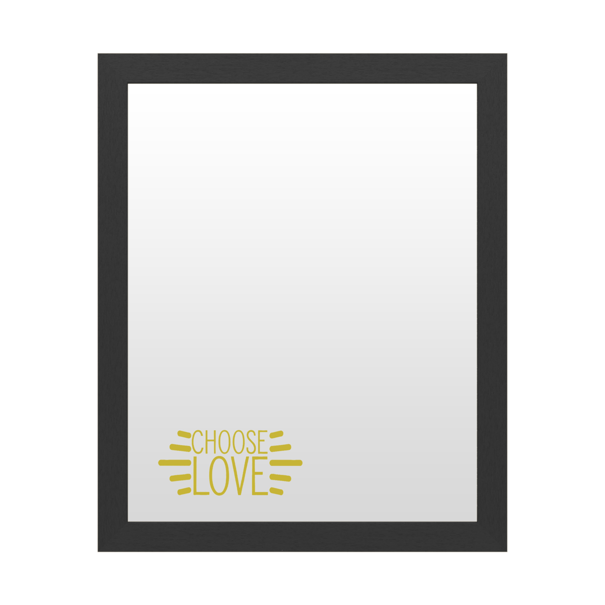 Dry Erase 16 X 20 Marker Board With Printed Artwork - Choose Love 2 White Board - Ready To Hang