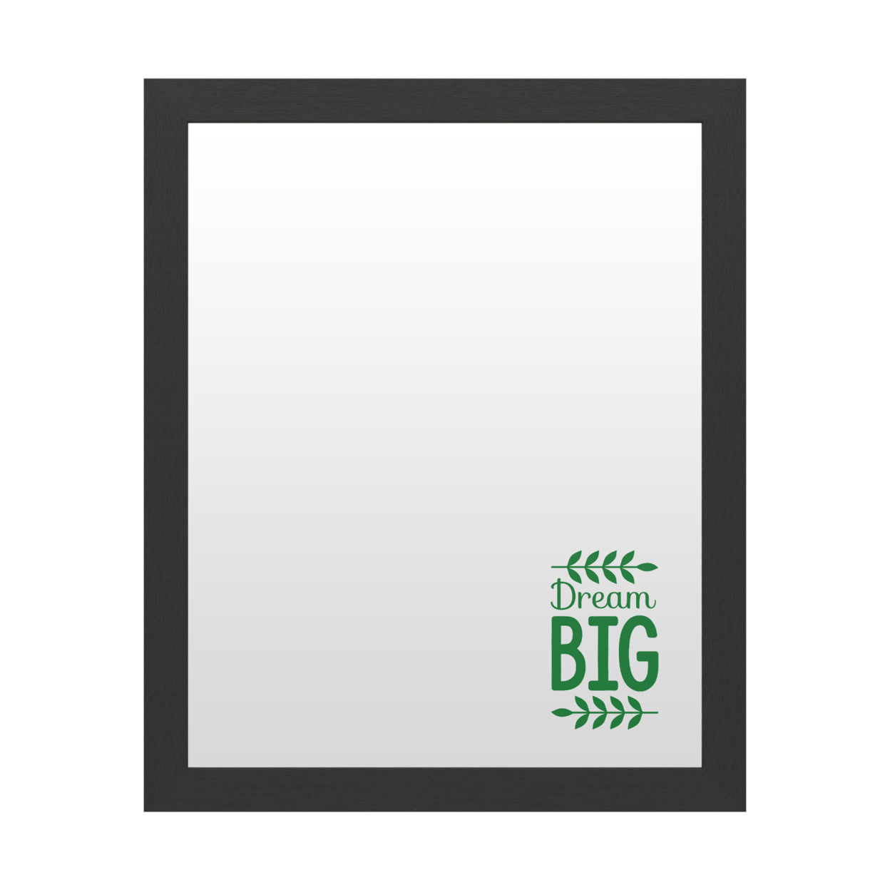 Dry Erase 16 X 20 Marker Board With Printed Artwork - Dream Big 2 White Board - Ready To Hang