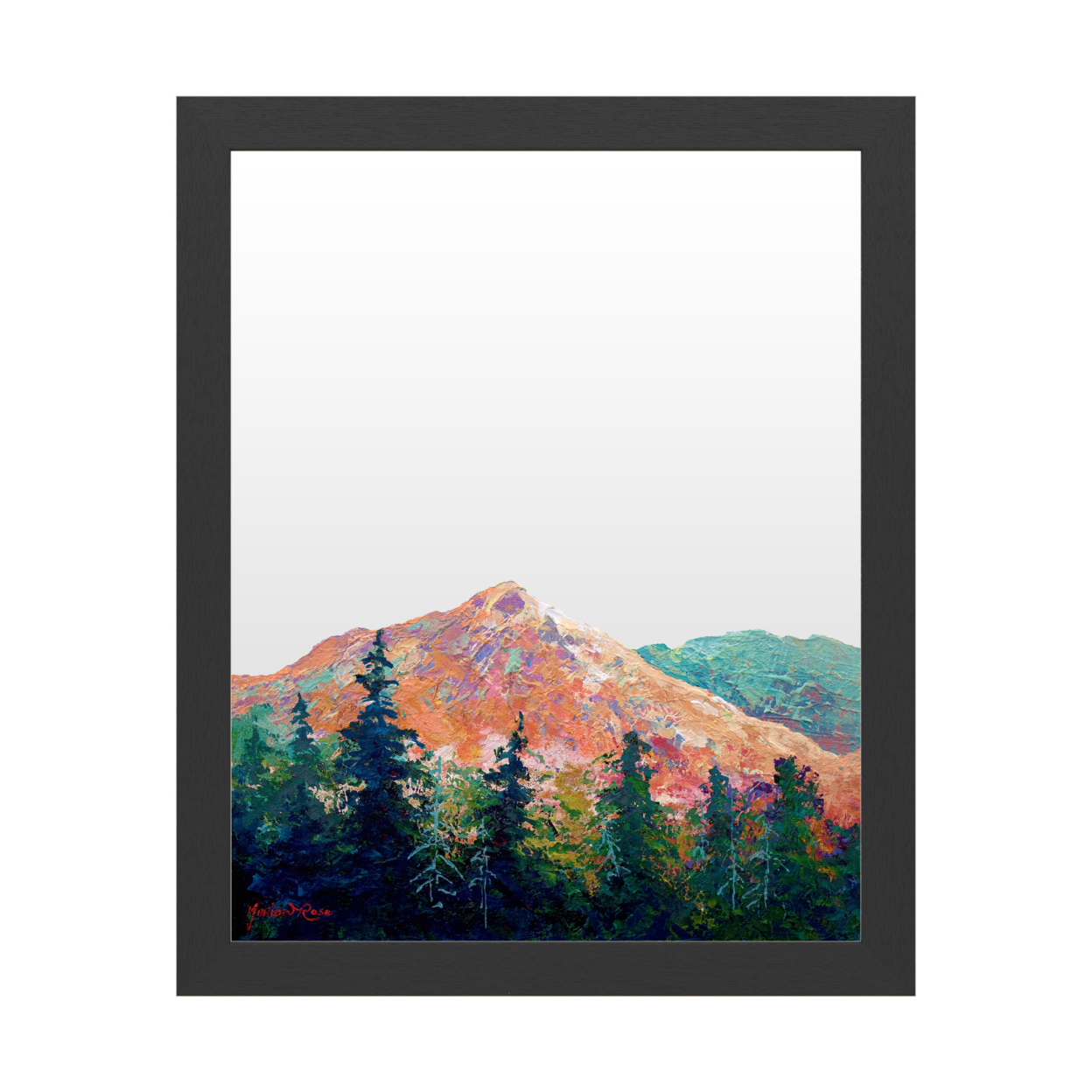 Dry Erase 16 X 20 Marker Board With Printed Artwork - Marion Rose Mtn Sentinel White Board - Ready To Hang