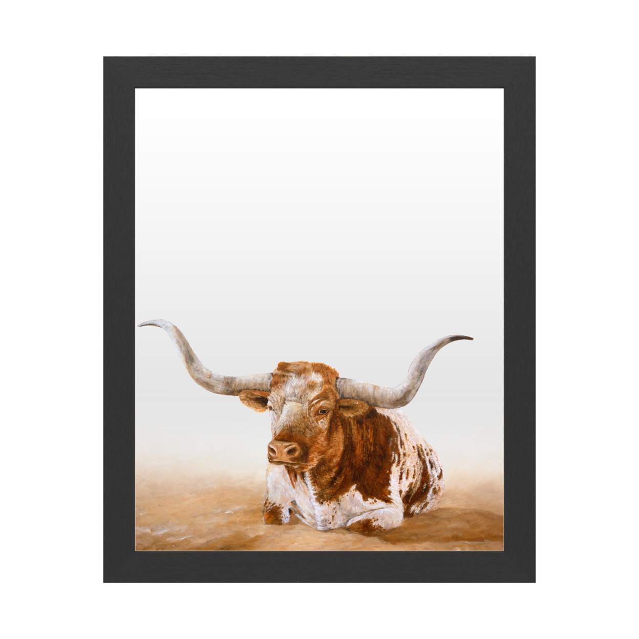 Dry Erase 16 X 20 Marker Board With Printed Artwork - Kathy Winkler Easy Rider Cows White Board - Ready To Hang