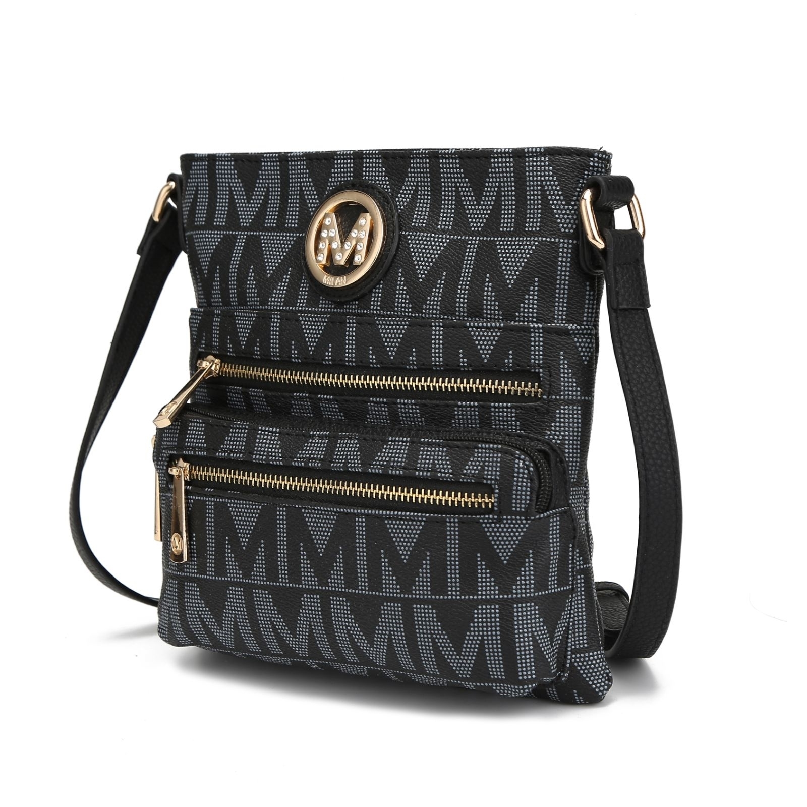 MKF Collection Dolly M Signature Crossbody Handbag By Mia K. - Chocolate