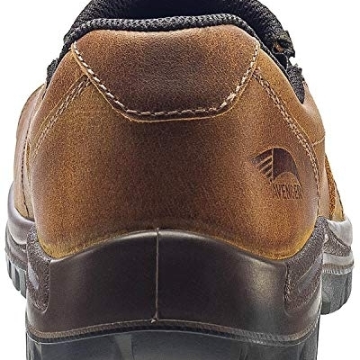 FSI FOOTWEAR SPECIALTIES INTERNATIONAL NAUTILUS Avenger Men's Composite Toe Slip On Work Shoes Brown - A7106 BROWN - BROWN, 10.5 D(M) US