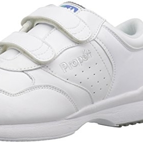Propet Men's Life Walker Strap Shoe White - M3705WHT WHITE - WHITE, 13