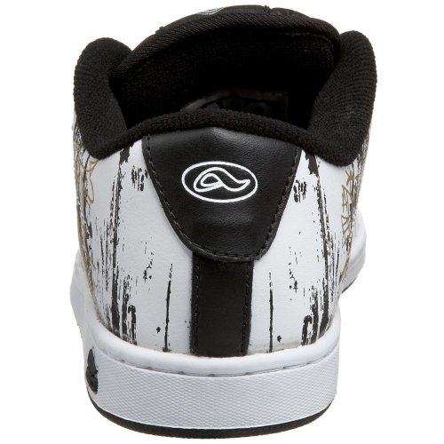 Adio Little Kid/Big Kid Eugene Skate Sneaker WHITE-BLACK-NAVY - WHITE-BLACK-NAVY, 1