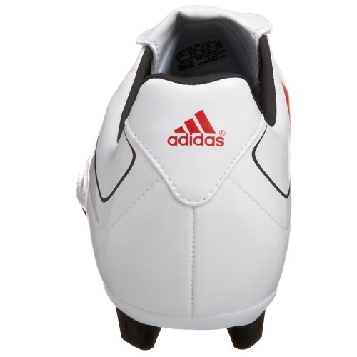 Adidas Men's F10-9 TRX Firm Ground Soccer Cleat WHITE/RED/BLACK - WHITE/RED/BLACK, 11-M