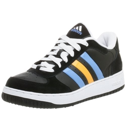 Adidas Men's BTB Low NBA Nuggets Basketball Shoe BLACK/BLUE/GOLD - BLACK/BLUE/GOLD, 9.5-M