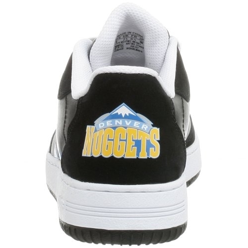 Adidas Men's BTB Low NBA Nuggets Basketball Shoe BLACK/BLUE/GOLD - BLACK/BLUE/GOLD, 9.5-M