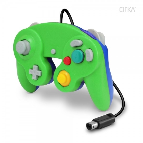 Nintendo Wii/GameCube CirKa Controller (Green/Blue)