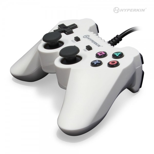 PS3 âKnightâ Premium Controller (White) - Hyperkin
