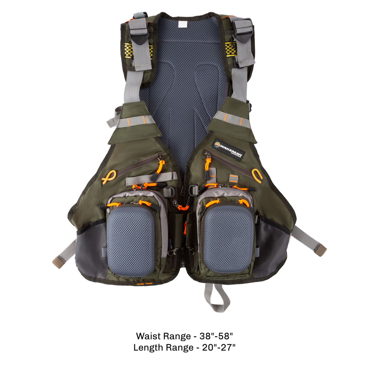16 Pocket Fishing Vest Lightweight Adjustable Nylon And EVA Foam Tackle Organizer Jacket For Lake