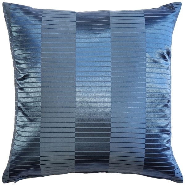 Pillow Decor - Pinctada Pearl Sea Blue Throw Pillow 19x19