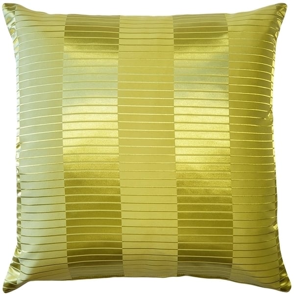 Pillow Decor - Pinctada Pearl Lime Green Throw Pillow 19x19