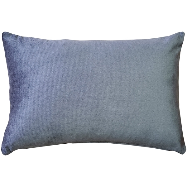Pillow Decor - Robert Aluminum Stripe Velvet Pillow 15x22