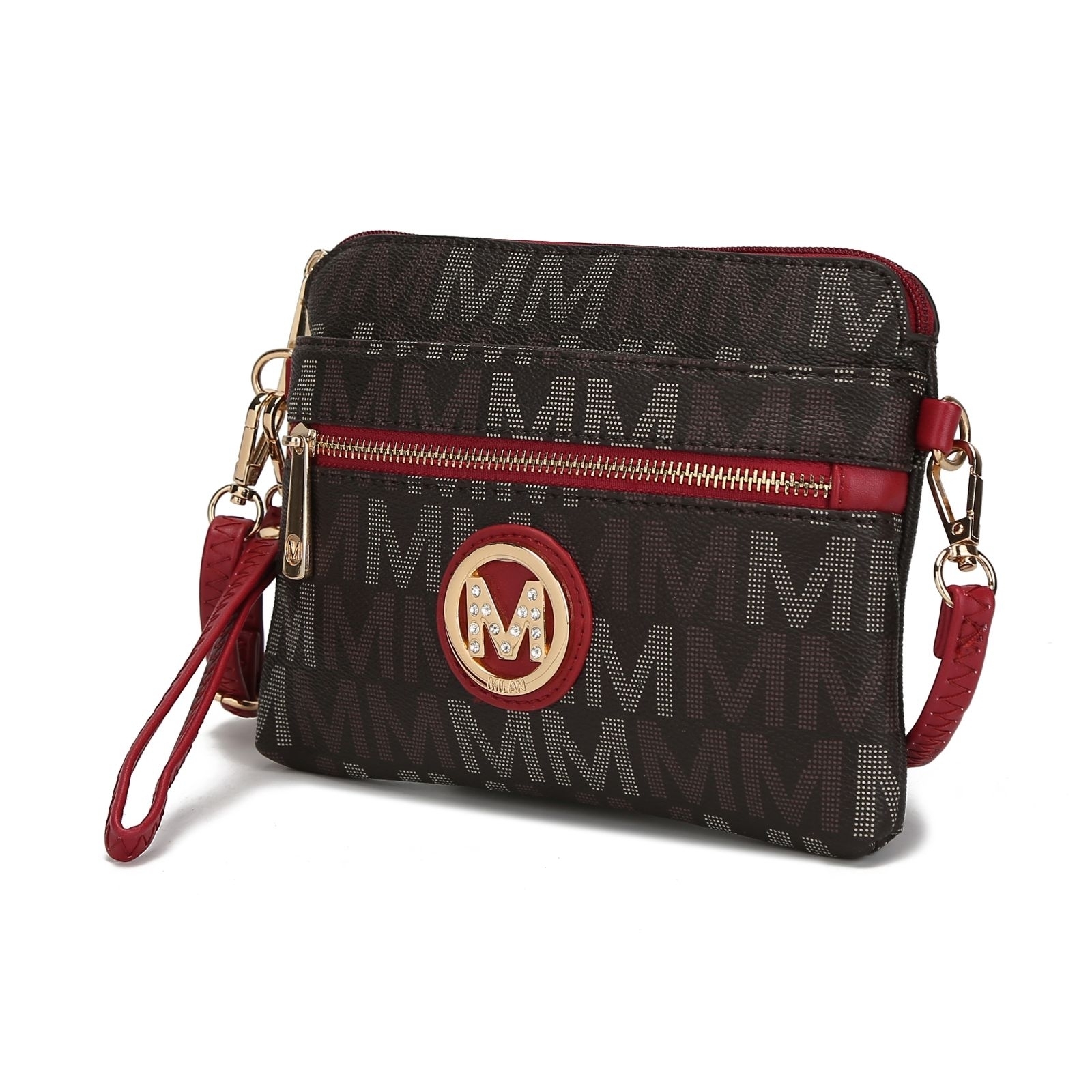 MKF Collection By Mia K. Heidi M Signature Crossbody Handbag - Red