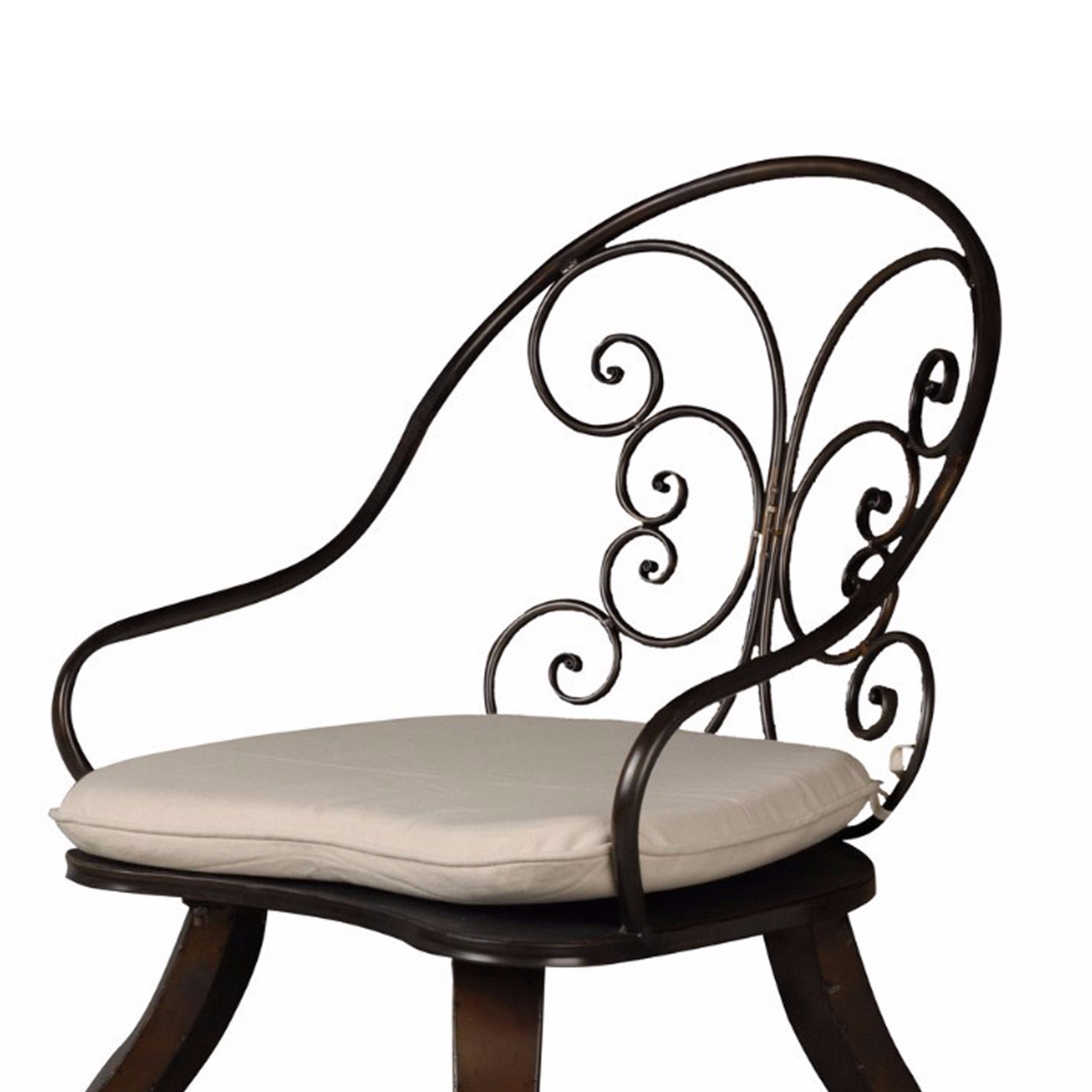 Retro Chair With Flared Curvy Legs, Set Of 2- Saltoro Sherpi