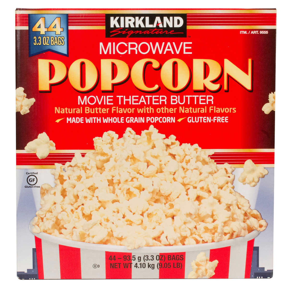 Kirkland Signature Microwave Popcorn, 3.3 Oz, 44-count