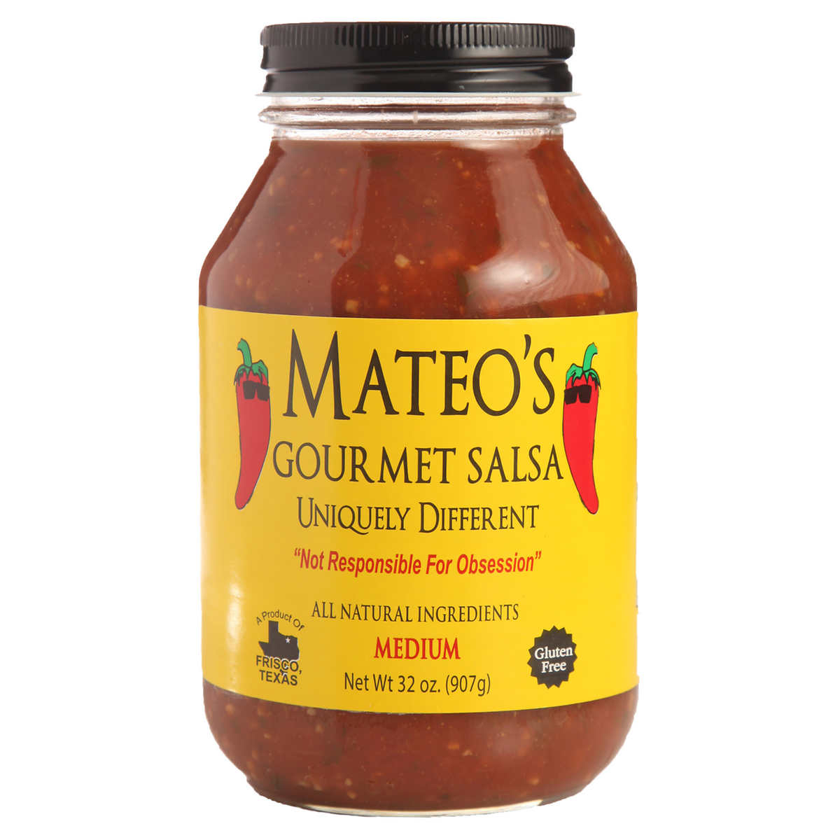 Mateo's Gourmet Salsa Medium, 32 Ounce