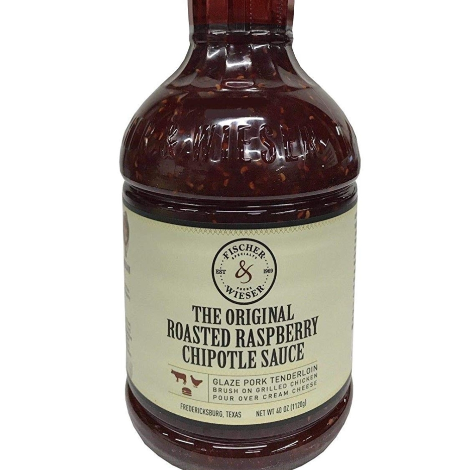 Fischer And Wieser Razzpotle Roasted Raspberry Chipotle Sauce, 40-Ounce Bottle