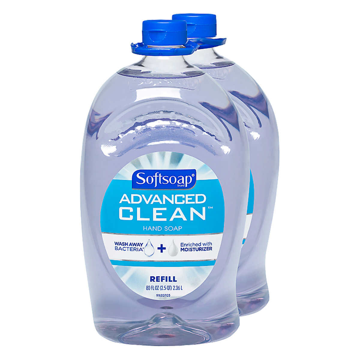 Softsoap Advanced Clean Hand Soap 80 Fl. Oz., 2-pack